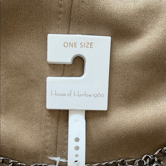 House of Harlow 1960 Tan Dress with Brown Accents